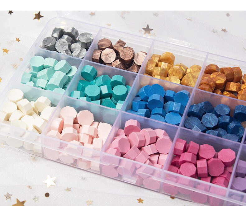 Wax Beads 200/375/600 pcs Box Packed Split LacquerColors for Etsy