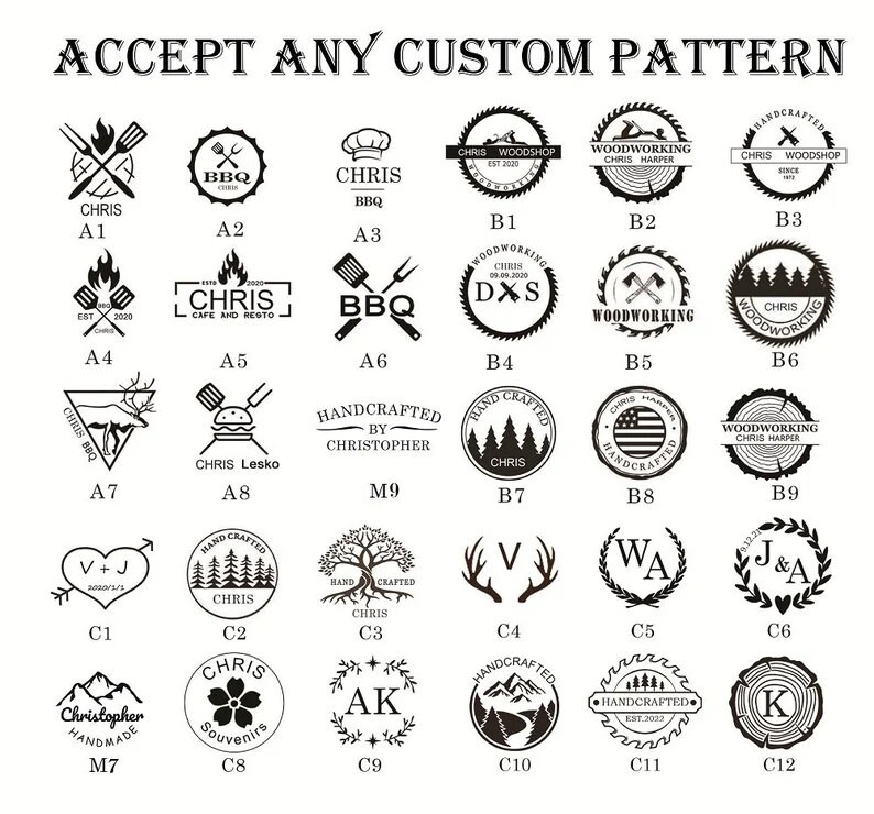 Custom Leather Stamp Leather Branding Leather Stamping Etsy