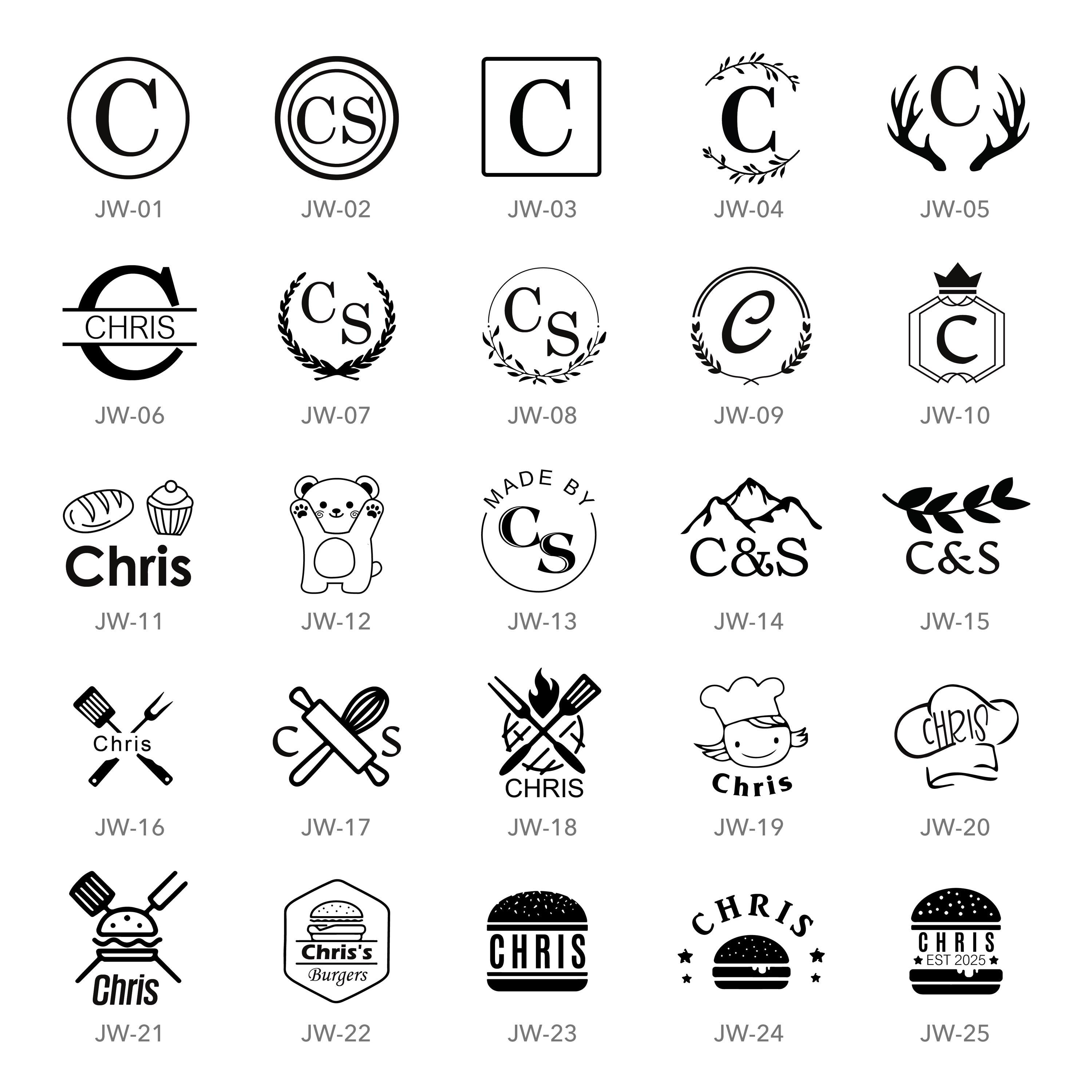Personalized bread stamp, burger stamp iron, iron logo stamp food, cake stamp iron, custom branding stamp for bread, bread branding iron