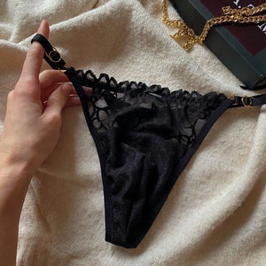 Black Lace Thong -  Norway