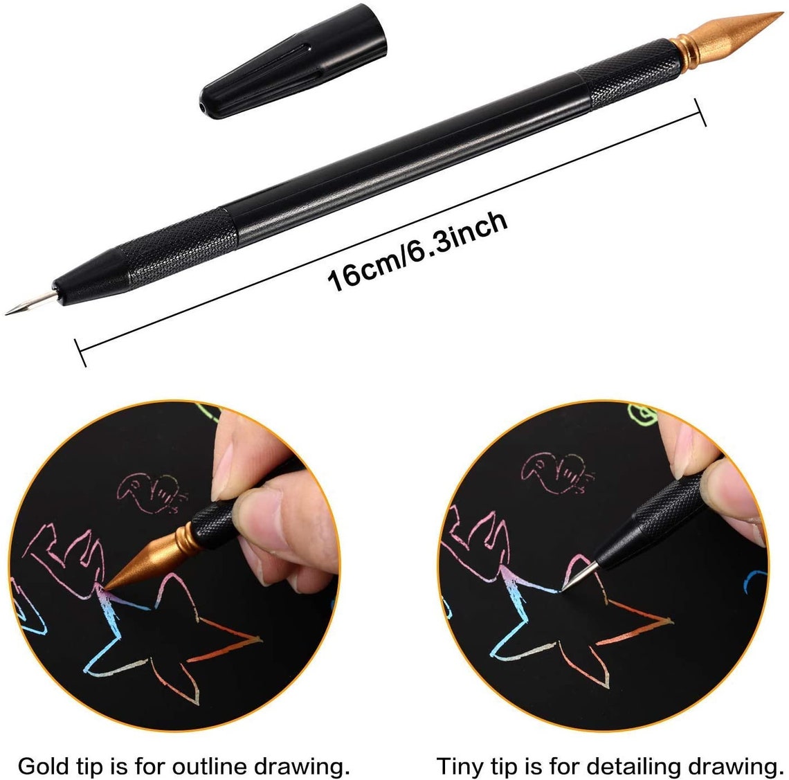 Scratch Art Tools 7 PCS Painting Drawing Arts Tools Set Etsy