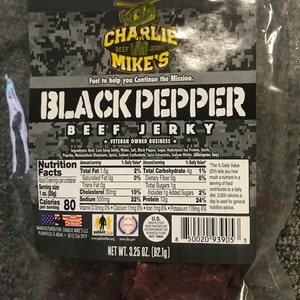 Black Pepper Beef Jerky