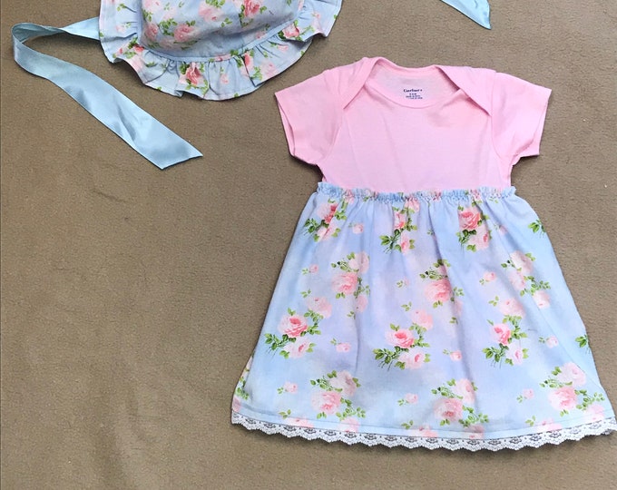Onesie Dress with Matching Hat
