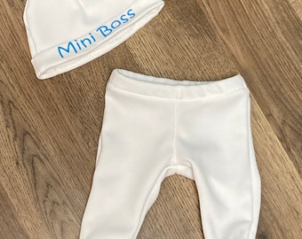Mini Boss 2 piece set with footies