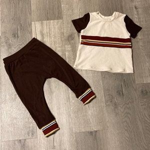Toddler boys t shirt and harem pants