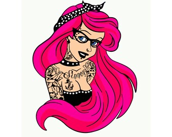 Download Ariel Punk Disney Etsy