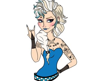 Download Punk Princess Svg Etsy