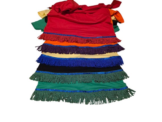 【関税・送料込】(3 colors) Oversized fringe hem t-shirts Amazon.com: Israelite Men's Black T-Shirt with Gold Fringes