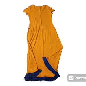 Womens dress with fringes