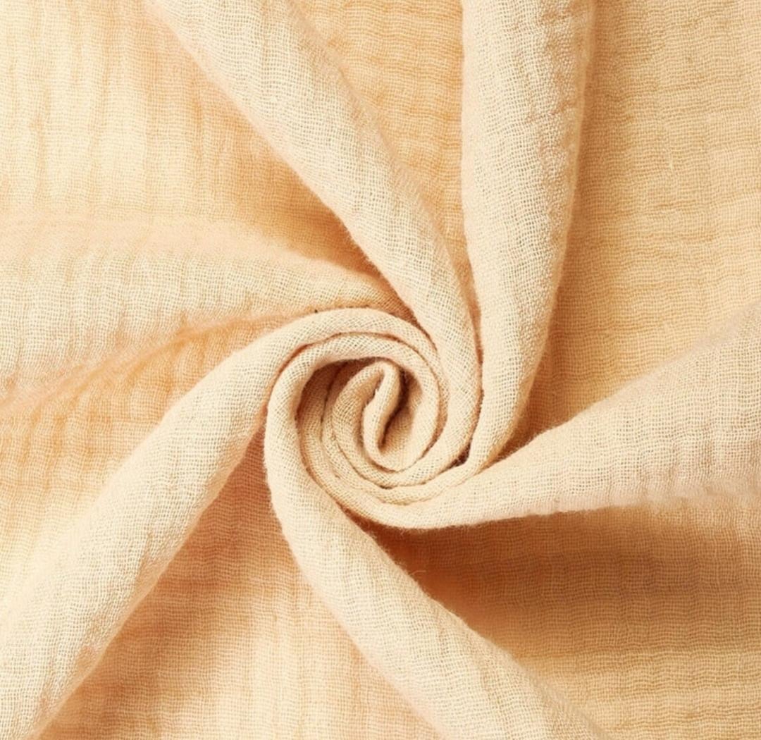 Muslon Cotton Muslin Fabric by Yard | Soft Breathable Gauze for Scarves, Wraps ...
