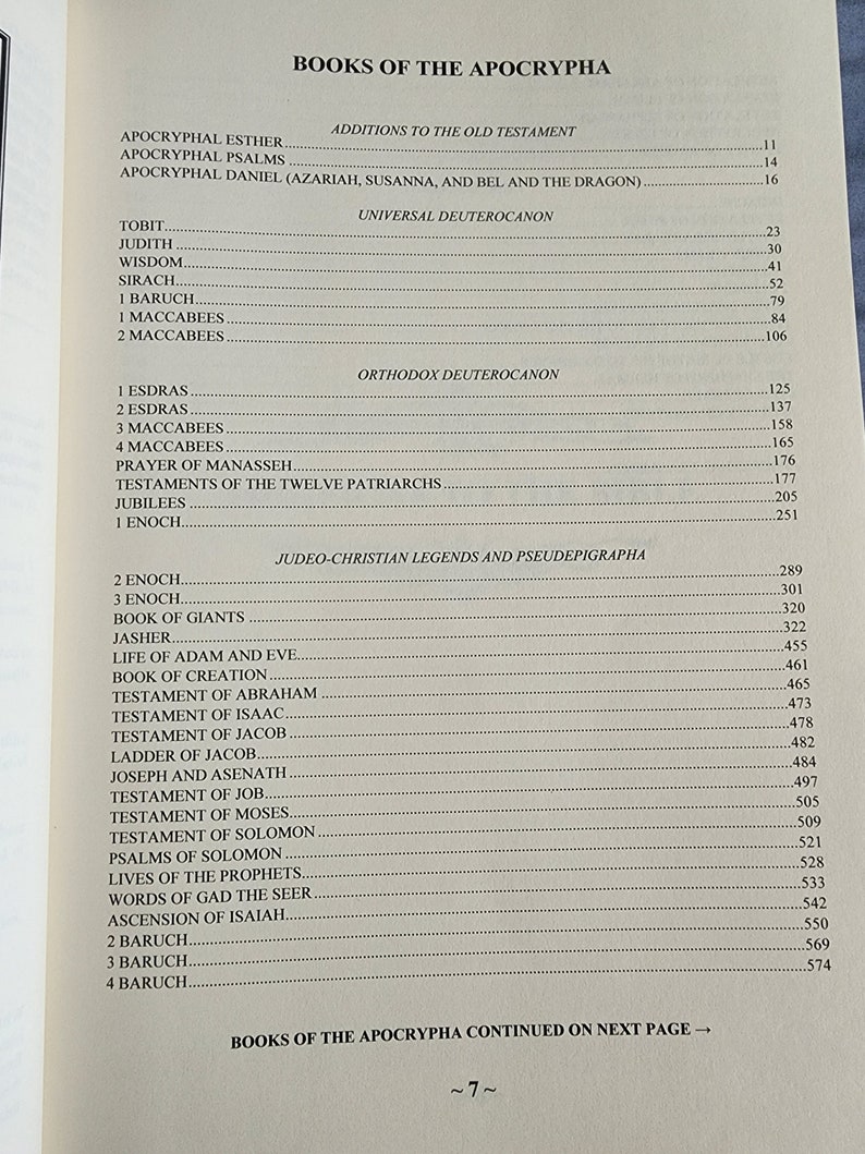 The Complete 54-book Apocrypha - Etsy