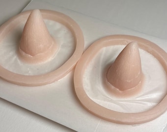 Small Silicone Demon Horn Prosthetics – Cosplay, Halloween, SFX Makeup, Film & TV