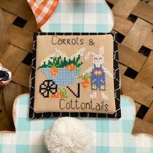 Carrots and Cottontails - PDF Cross Stitch Pattern