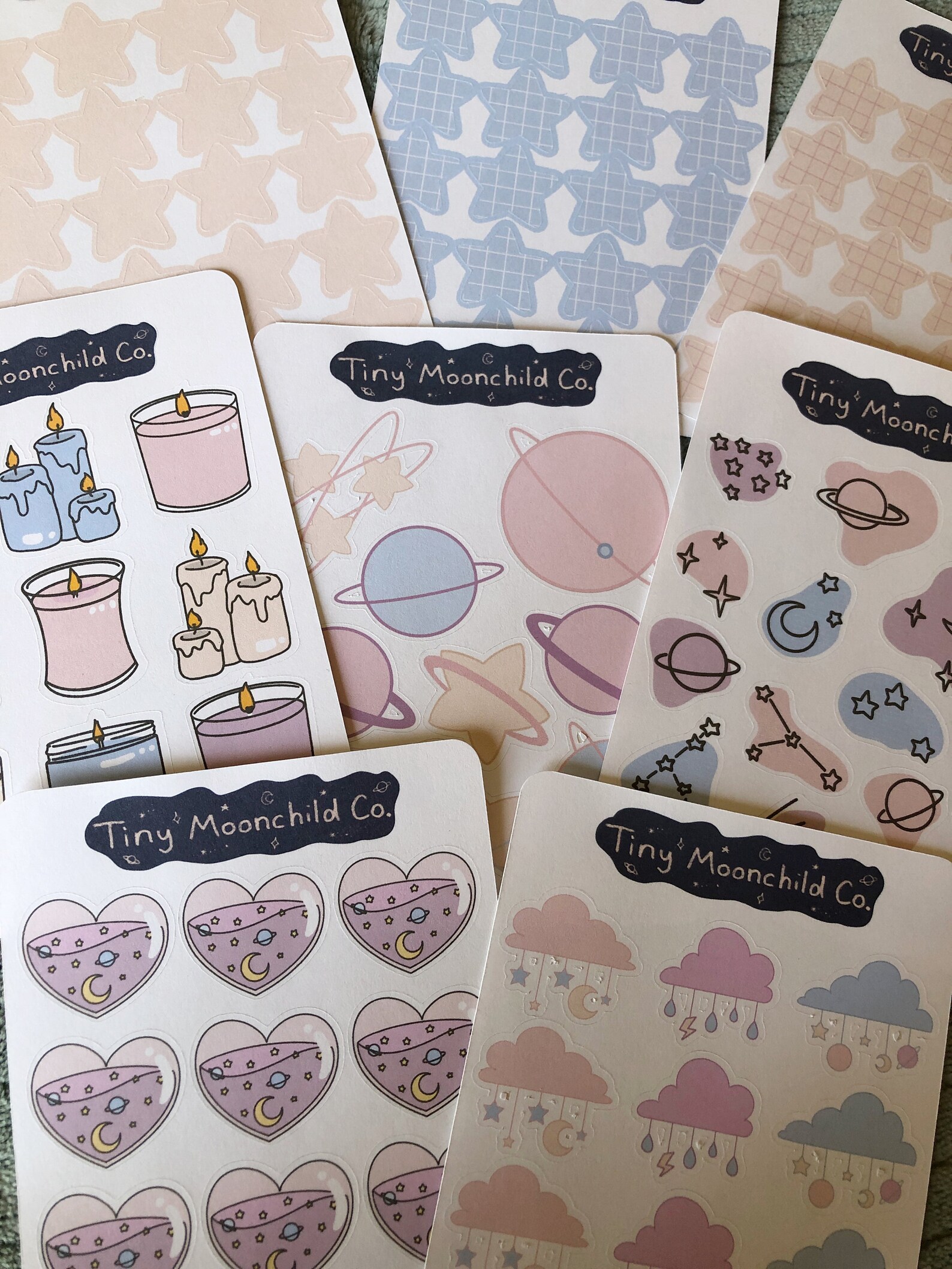 Pastel Bundle Sticker Bundle Sticker Sheet Stationery | Etsy