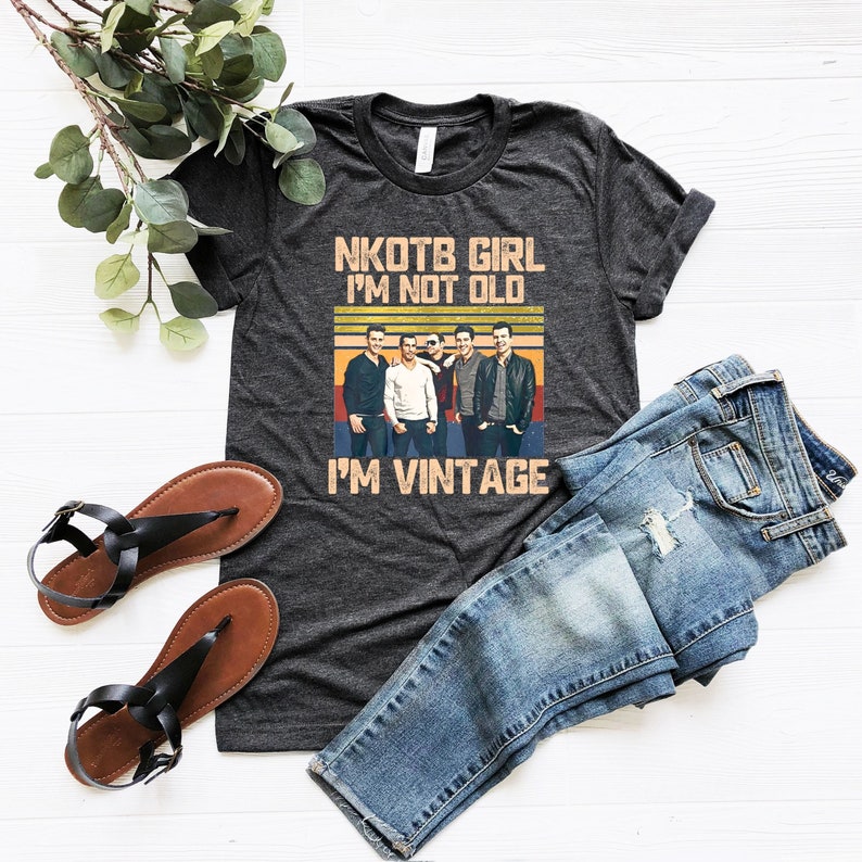 NKOTB Vintage Girl Shirt, New Kids On The Block T-shirt, Classic Rock Concert Tee, NKOTB Concert Tshirt, New Kids On The Block Shirt 