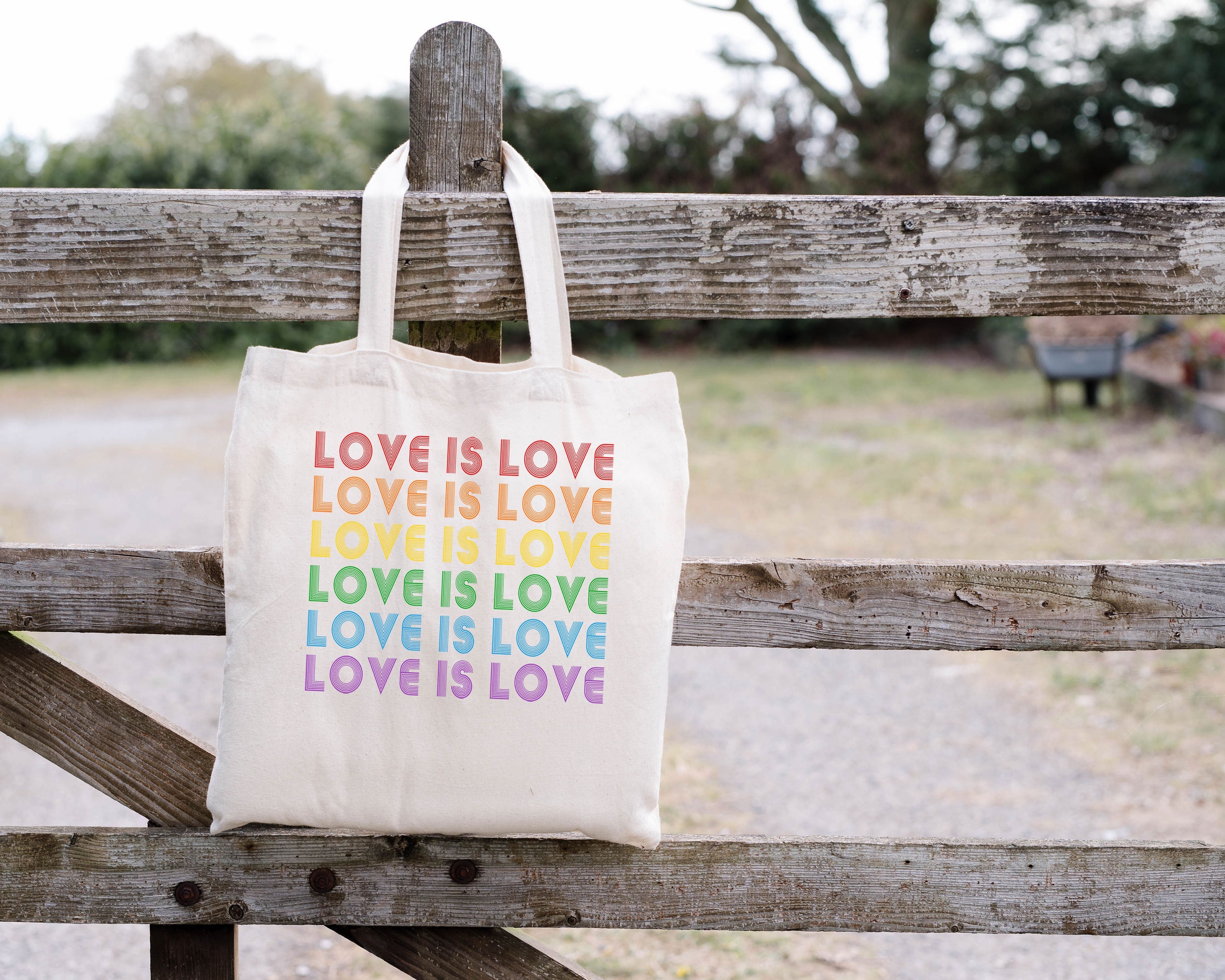 Stride Of Pride Rainbow Tote