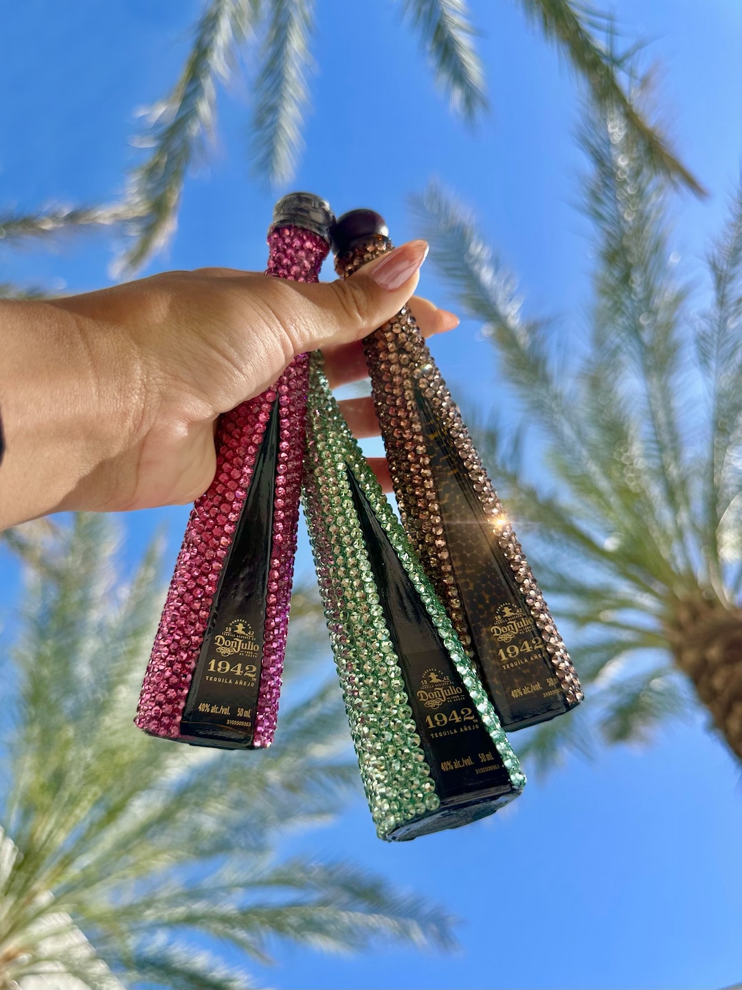Mini 1942 Bedazzled Bottles - Etsy