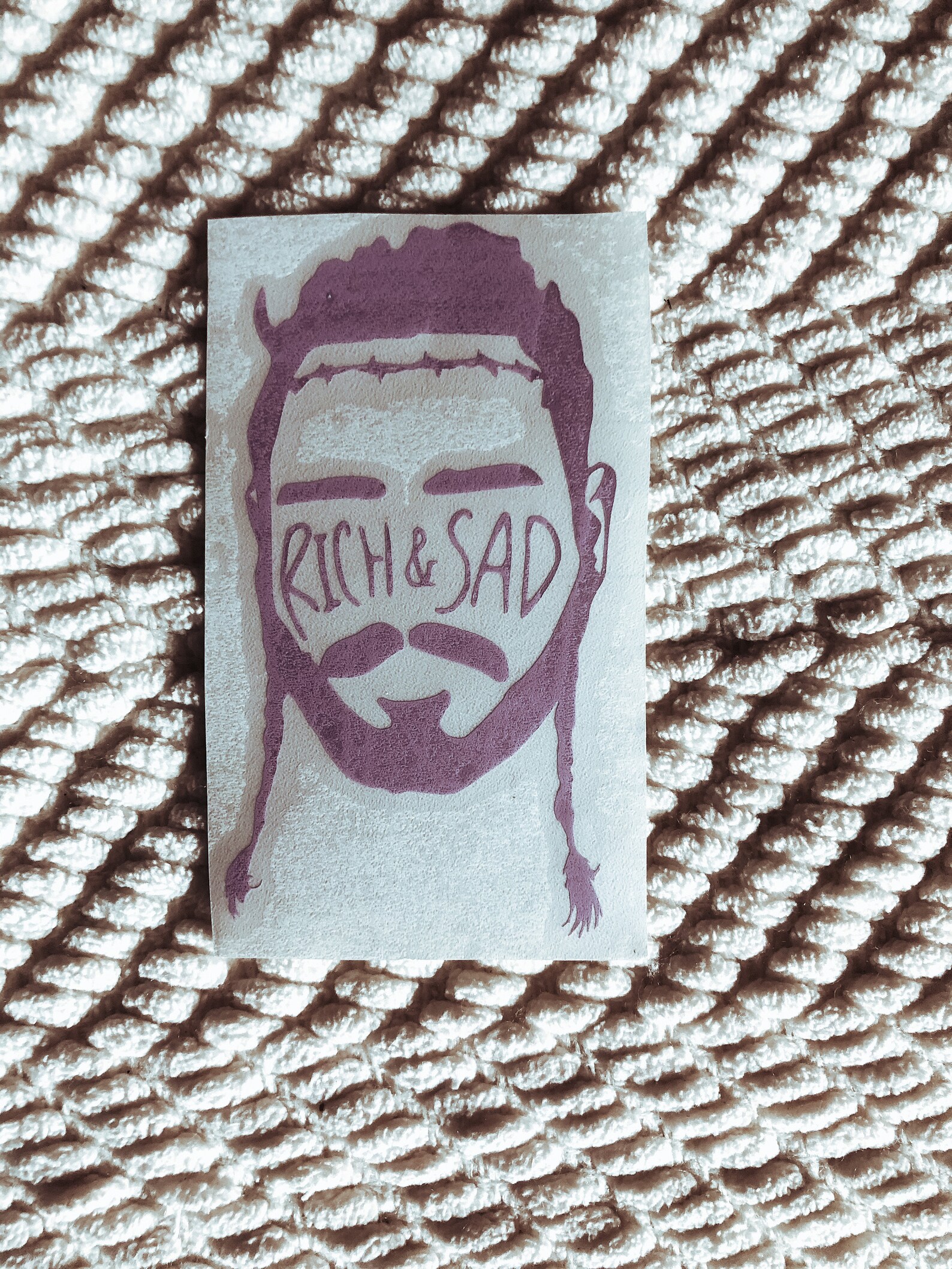 Post Malone Decal Etsy