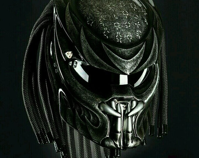 Predator Motorcycle Helmet Red Code Custom DOT & ECE Certified - Etsy ...