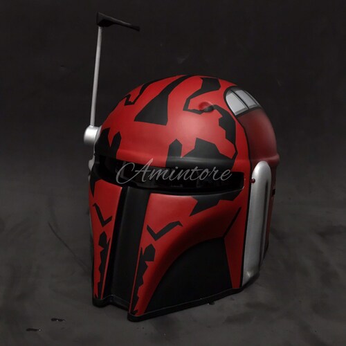 Mandalorian Motorcycle Helmet Custom 