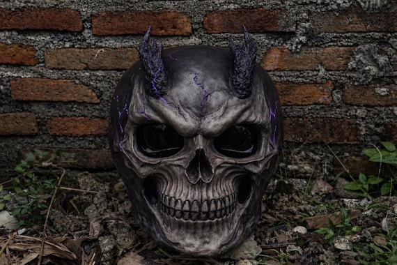 バリエム　skull スカル　valiem Necromancer Skull Skeleton Motorcycle Helmet Custom DOT and ECE