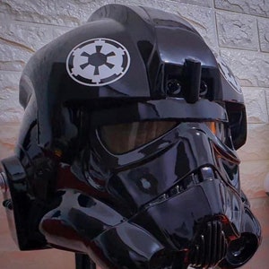 Tie Fighter Pilot Motorcycle Helmet Custom DOT and ECE Approved