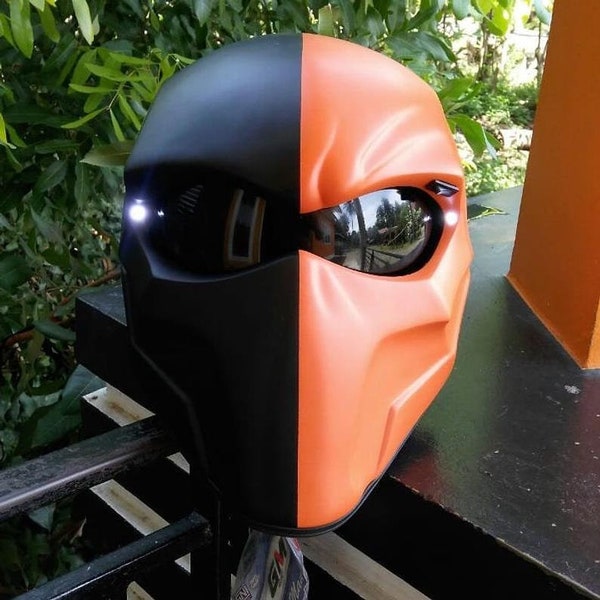 Deathstroke Style D Motorcycle Helmet Custom DOT and ECE Approved