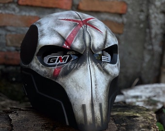 Red X Motorcycle Helmet Custom DOT and ECE Approved