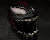 ヴェノム カーネイジ シンビオート バイクヘルメット カスタム DOT