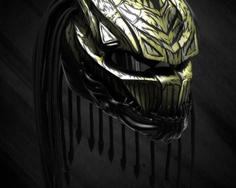 Berserker Predator The Skin Motorcycle Helmet Custom DOT and ECE Approved