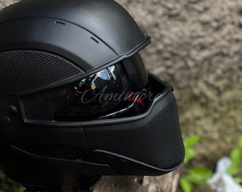 GIジョー スネークアイズ バイクヘルメット カスタム DOTおよびECE承認