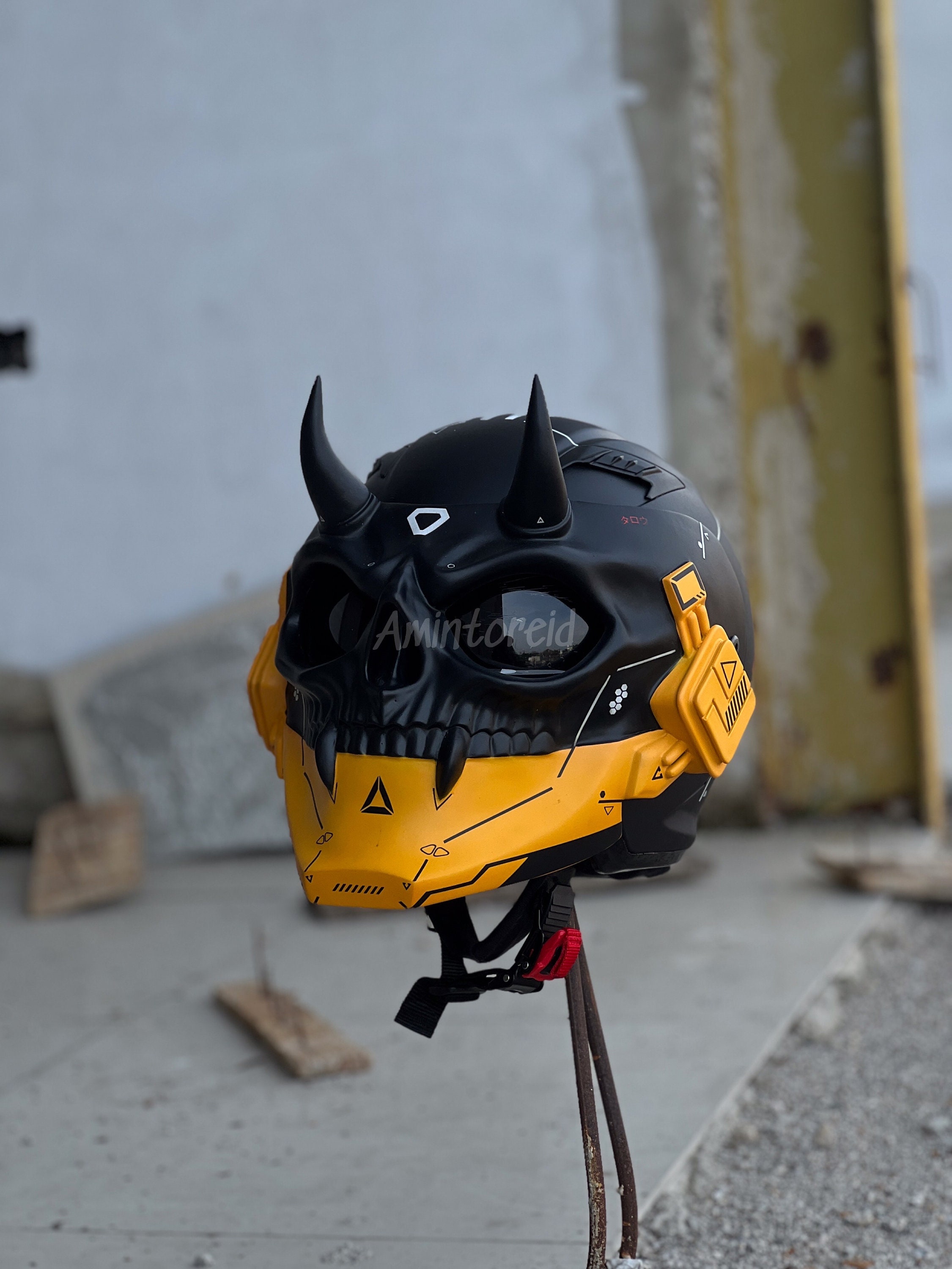 Casco da moto Cyberpunk