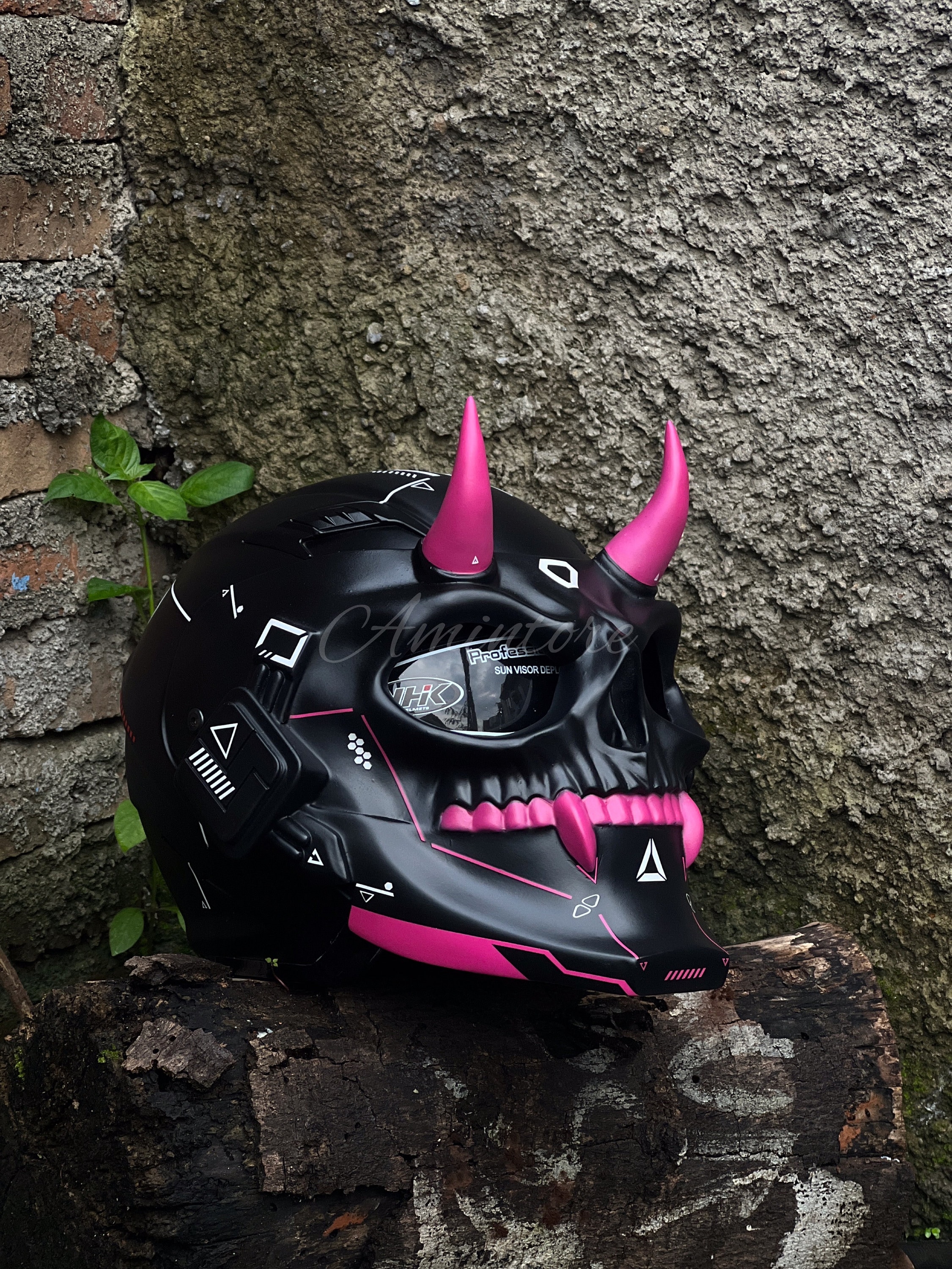 MA-BU　ヘルメットカスタム サイバーパンク バイクヘルメット カスタム | サイバーパンク マスク