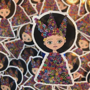Midsommar Movie May Queen Horror Vinyl Laptop sticker