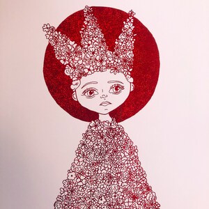 Milieu de mai, impression d&#39;aluminium Queen Queen