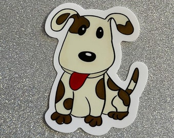 Nanalan Russell dog sticker, Nanalan russer decal, waterproof sticker, weatherproof sticker, canada sticker, nostalgic tv shows, car decal