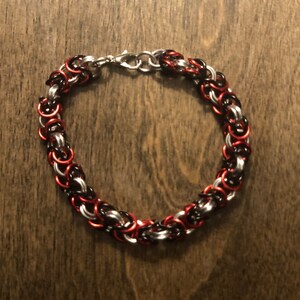 Custom Byzantine Chainmaille bracelet