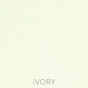 Handmade Cream EuroFlap Envelopes: 140 gsm Textured Paper, A7 C6 C7 Sizes (Set of 10) image 6