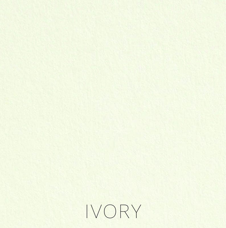 Handmade Cream EuroFlap Envelopes: 140 gsm Textured Paper, A7 C6 C7 Sizes (Set of 10) image 6