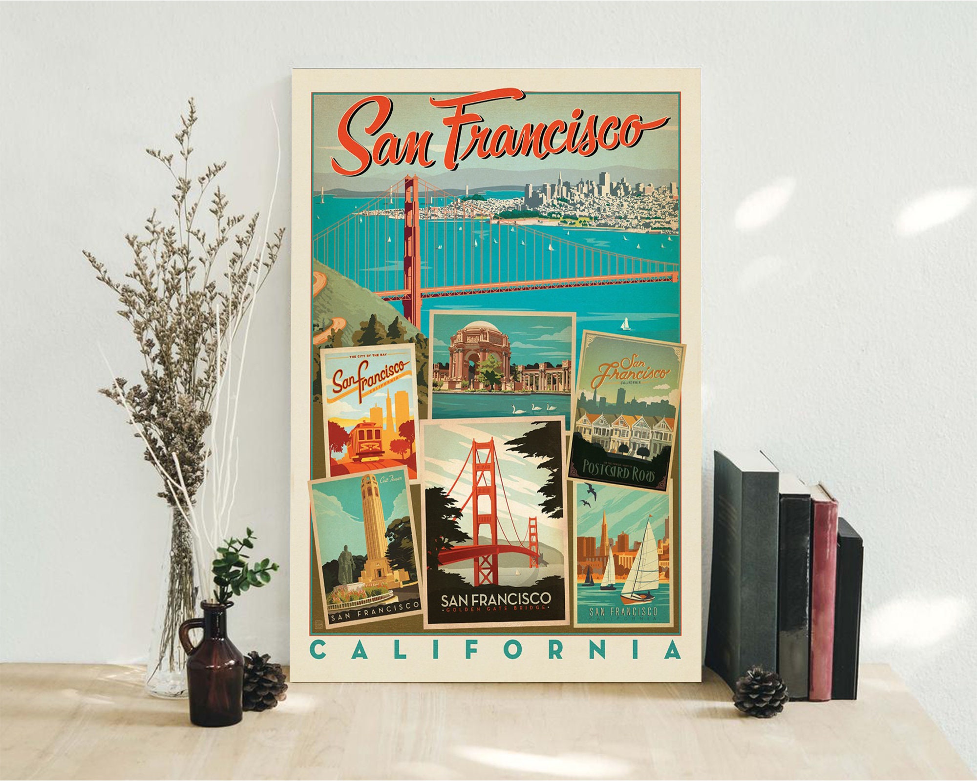 san francisco travel poster