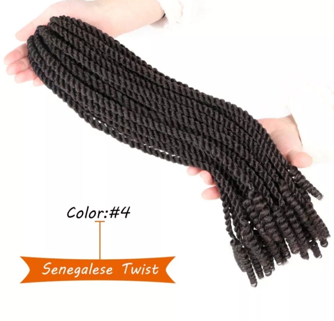 Senegalese Twist Hair Crochet Braids Synthetic Etsy