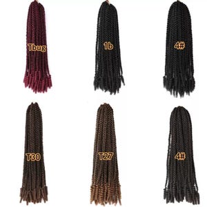 Senegalese Twist Hair Crochet Braids Synthetic