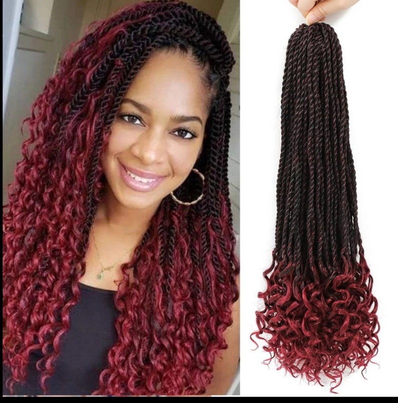 Goddess Senegalese Twist Crochet Hair - Etsy