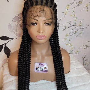 Full lace  cornrow wig