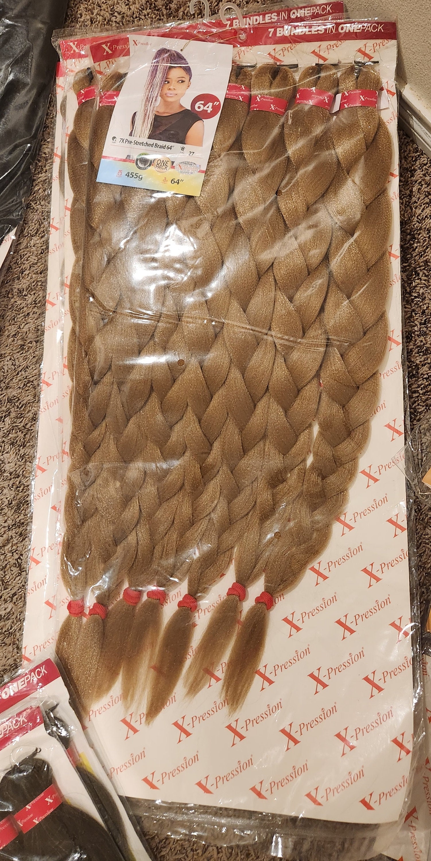 7X Xpression Pre Stretched Braiding Hair. - Etsy