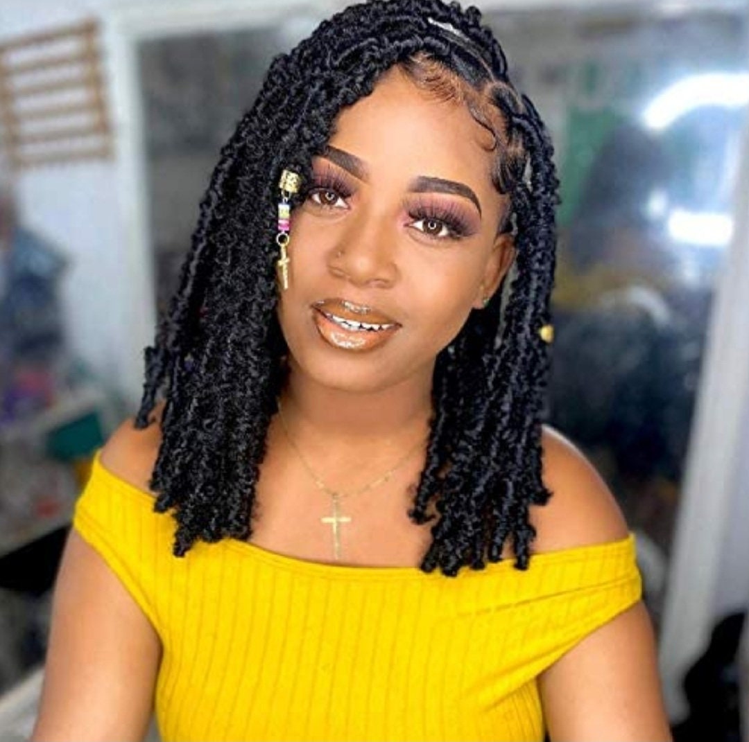 Butterfly Locs Crochet Hair Synthetic Hair Extension 12 Inch - Etsy Butterfly Locs Crochet Hair Synthetic Hair Extension 12 Inch - Etsy