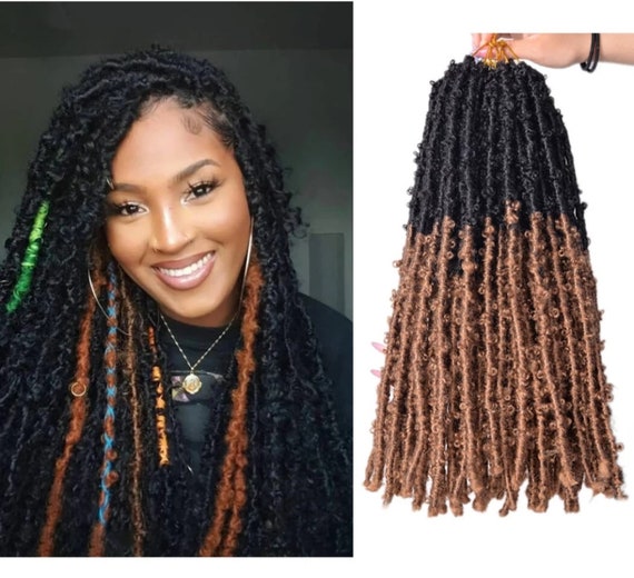 Butterfly Locs Crochet Hair Synthetic Hair Extension 12 Inch Short  Butterfly Locs Hair Pre-looped Distressed Locs 12 Strands -  Hong Kong