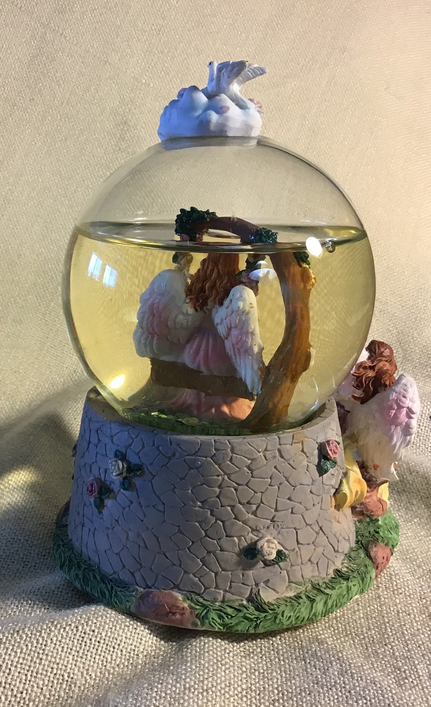 Water globe music box Etsy
