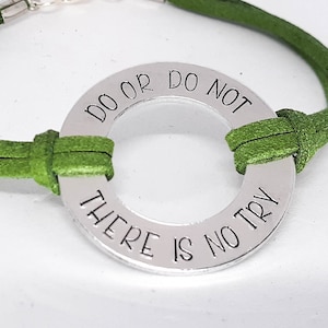 Pulseira Do Or Do Not Washer - Carimbada à mão