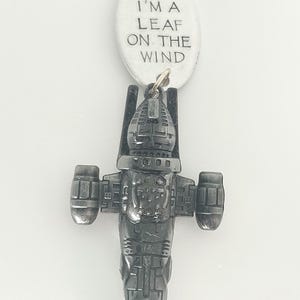 I&#39;m a Leaf on the Wind Hand Stamped Deluxe Ornament
